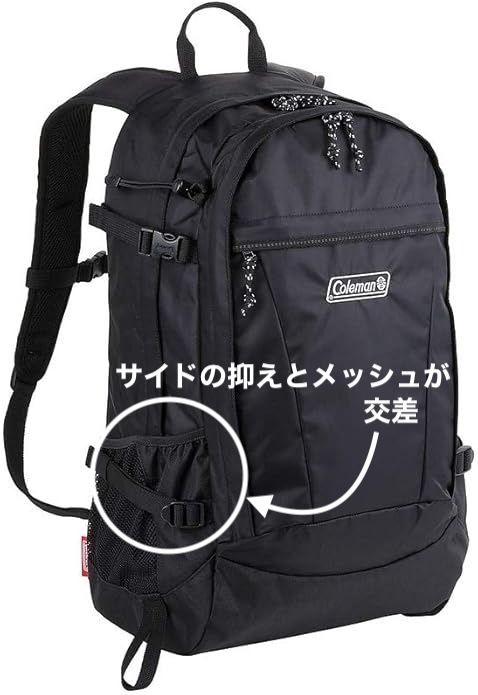 ウォーカー33旧モデルサイドの抑えとメッシュが交差している写真